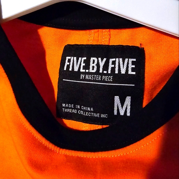 FIVE BY FIVE BY MASTERPIECE Men's HUSTLE T- SHIRT MEDIUM - Picture 3 of 3